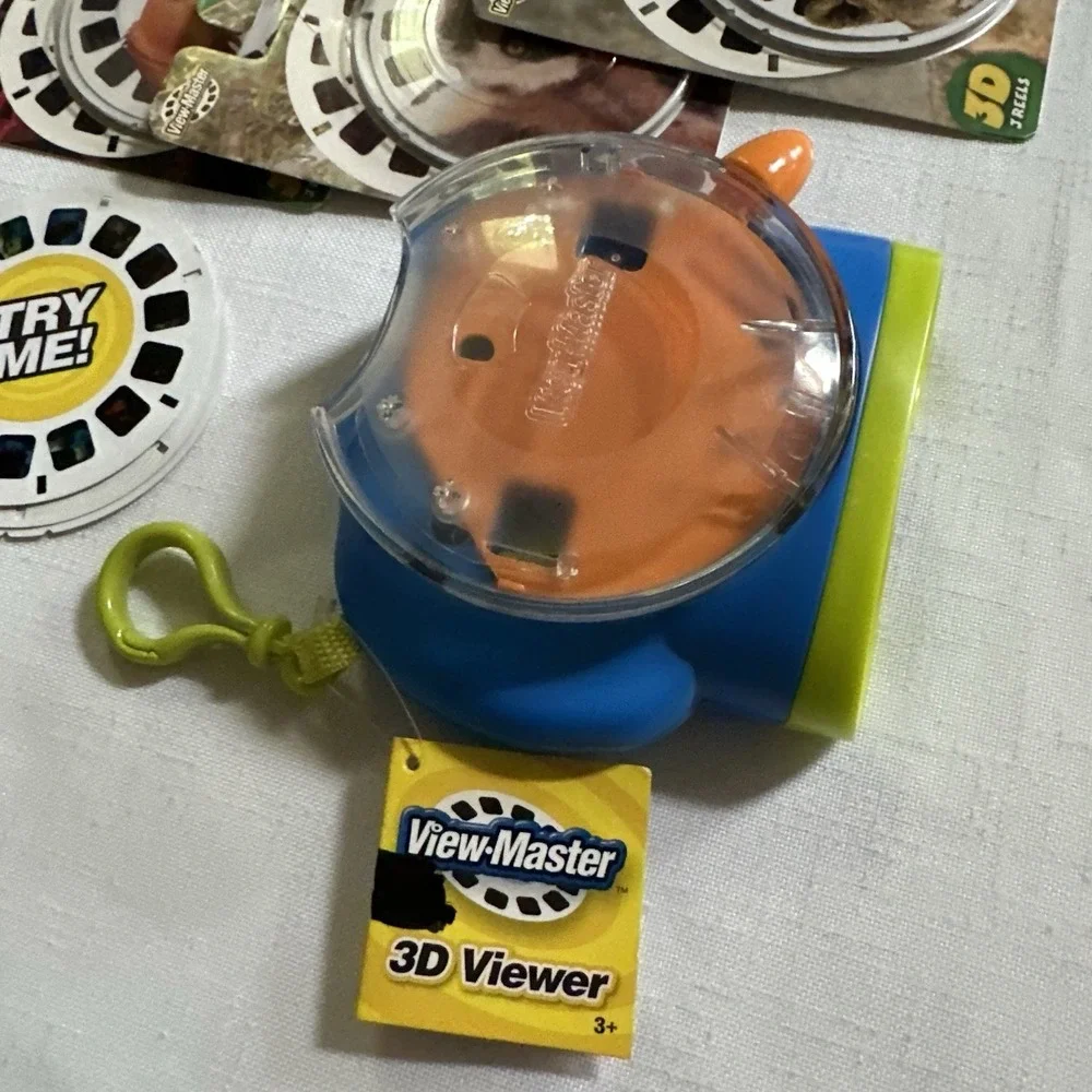 Rare! Lot Of 5 Packs NEW View Master 3D Reels Look Learn Plus Viewer & Reels